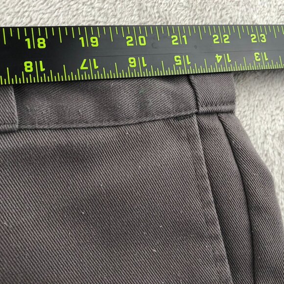 Dickies Mens Work Pants Size 43x25 Measured 874 Original Fit Brown Straight Leg - Picture 4 of 12